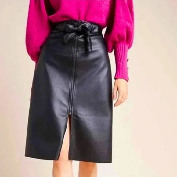 Anthropologie Black Pencil Skirt - Picture 1 of 3